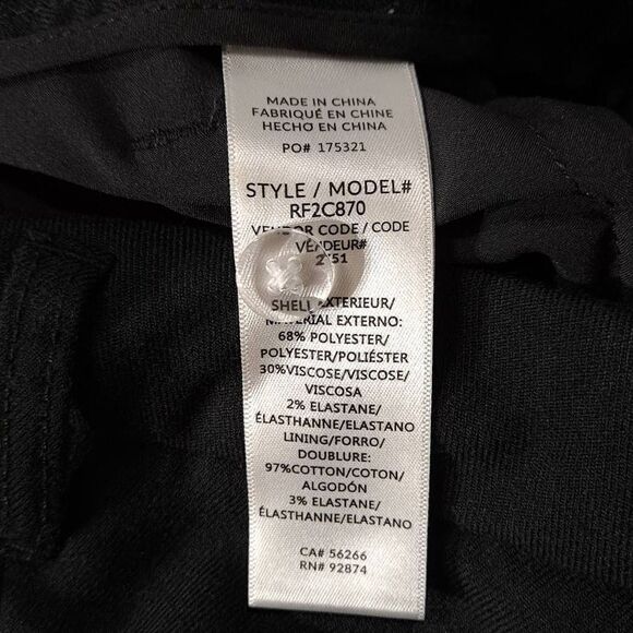 Splendid High Waist Pants Trousers Black XSmall - Picture 5 of 7